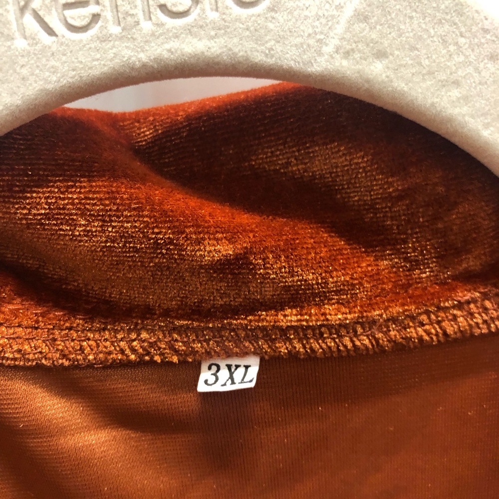 Burnt orange Duster jacket 3XL - Picture 2 of 3